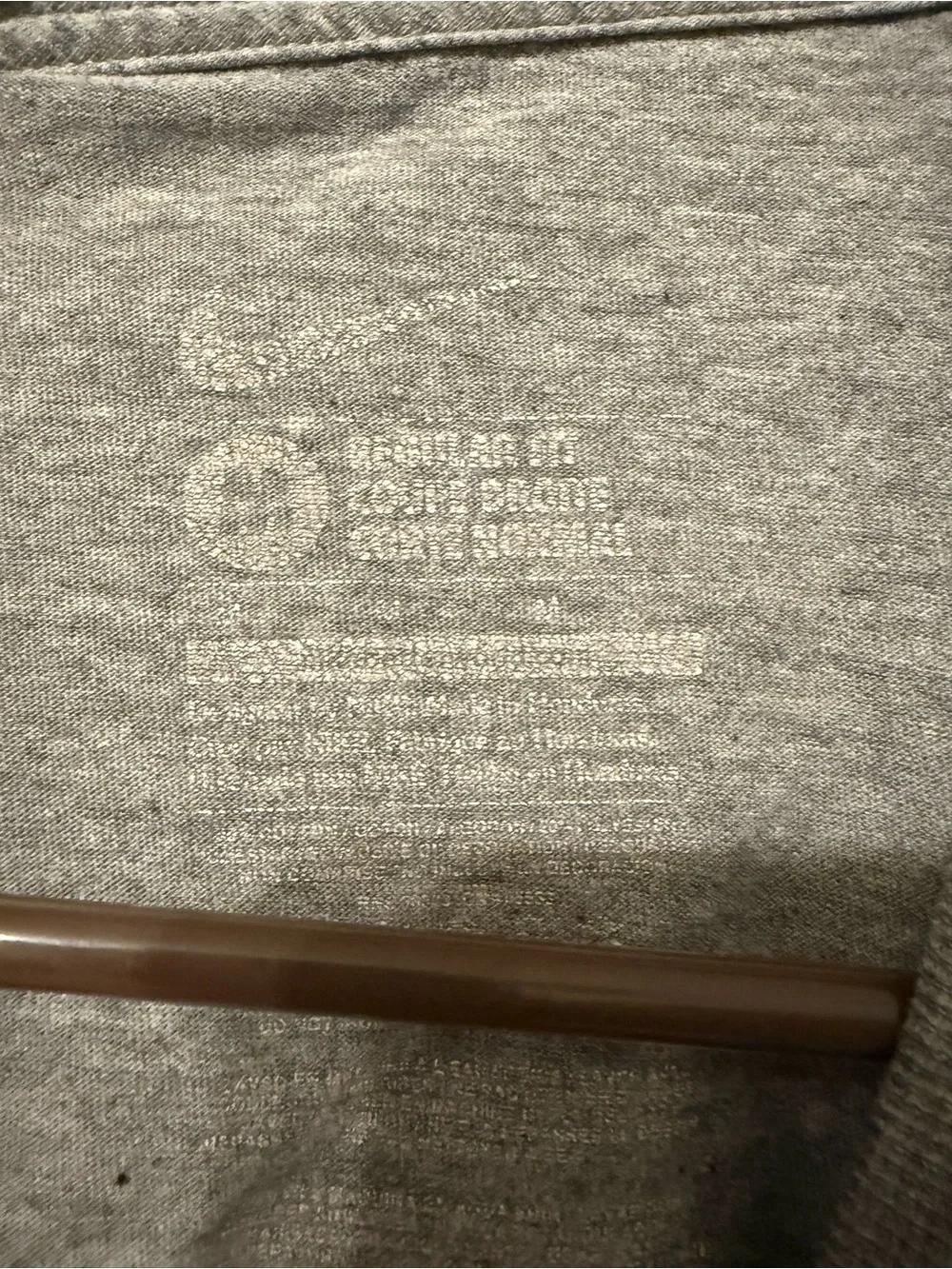 Nike Gray Ohio State Long Sleeve Tee with Red Accent
